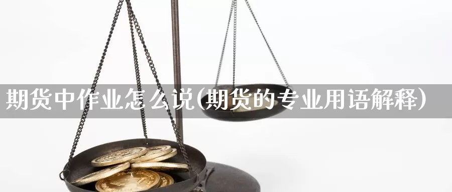 期货中作业怎么说(期货的专业用语解释)_https://yy.wpmee.com_恒指直播喊单_第1张